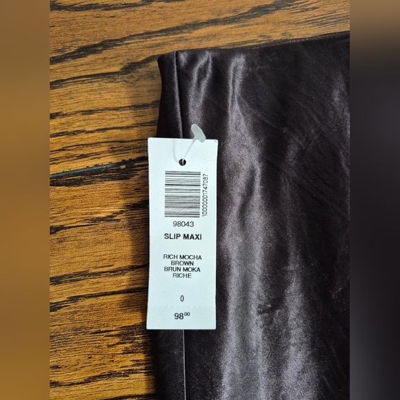 Aritzia Satin Maxi Skirt 0 / XS Brown (Babaton) - Picture 2 of 6
